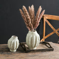 Decorative Vase Cream S Black | Kelmera