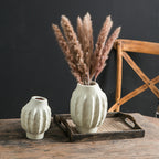 Decorative Vase Cream S Black | Kelmera