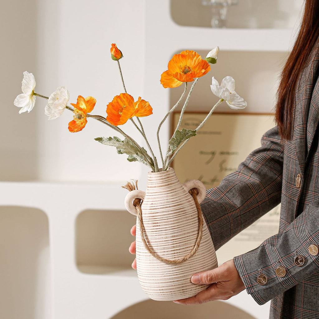 Decorative Vase Soft Textile Ceramic | Kelmera