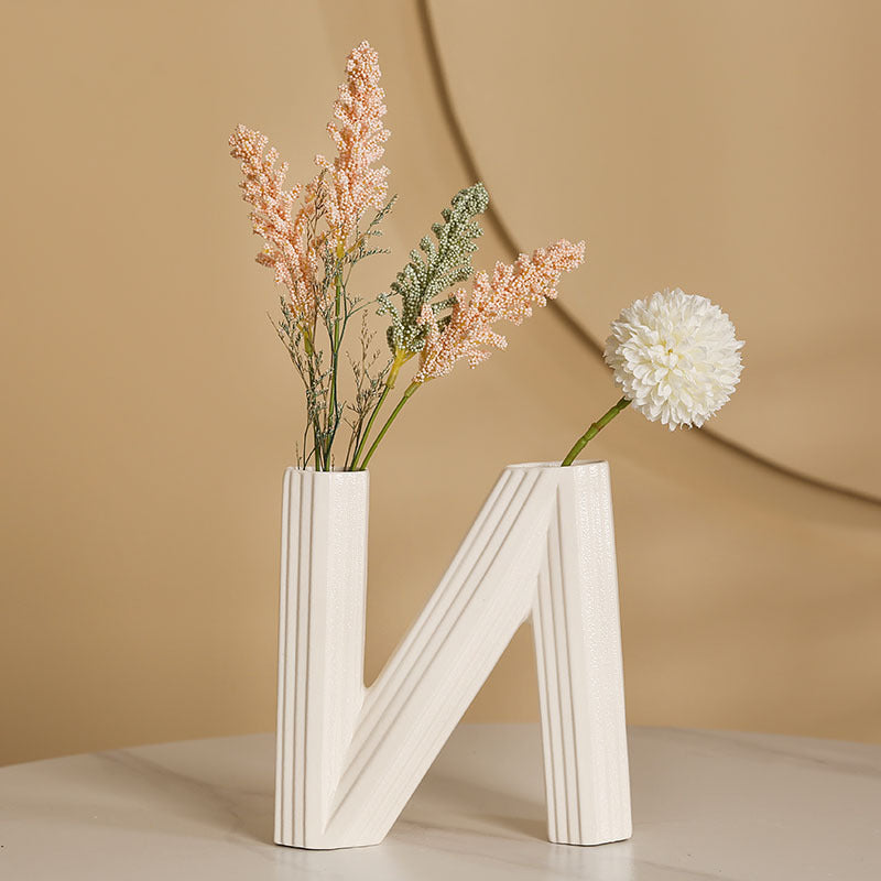 Decorative Vase White Black | Kelmera