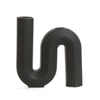 Decorative Vase White Black | Kelmera