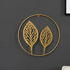 Decorative Wall Art Hollow Ginkgo Leaf Small Golden Clover | Kelmera