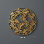 Decorative Wall Art Hollow Ginkgo Leaf Small Golden Clover | Kelmera