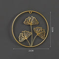 Decorative Wall Art Hollow Ginkgo Leaf Small Golden Clover | Kelmera