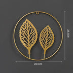 Decorative Wall Art Hollow Ginkgo Leaf Small Golden Clover | Kelmera
