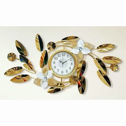 Decorative Wall Clock Gold | Kelmera
