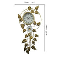 Decorative Wall Clock with Floral Accents | Kelmera