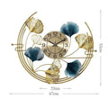 Decorative Wall Clock with Floral Design | Kelmera