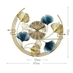 Decorative Wall Clock with Floral Design | Kelmera
