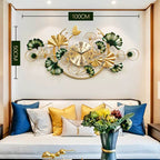 Decorative Wall Clock with Floral Design | Kelmera