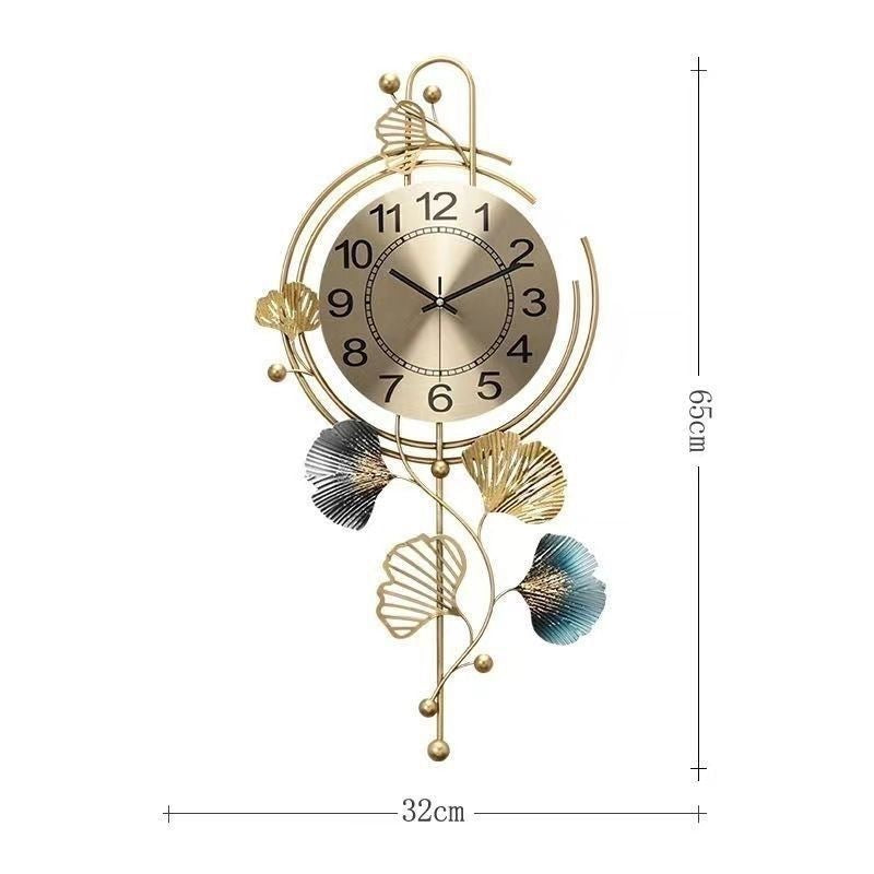 Decorative Wall Clock with Nature-Inspired Design | Kelmera