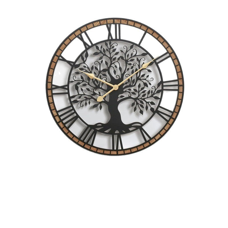 Decorative Wall Clock with Tree Motif | Kelmera