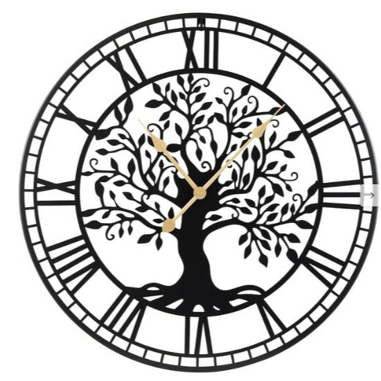 Decorative Wall Clock with Tree Motif | Kelmera