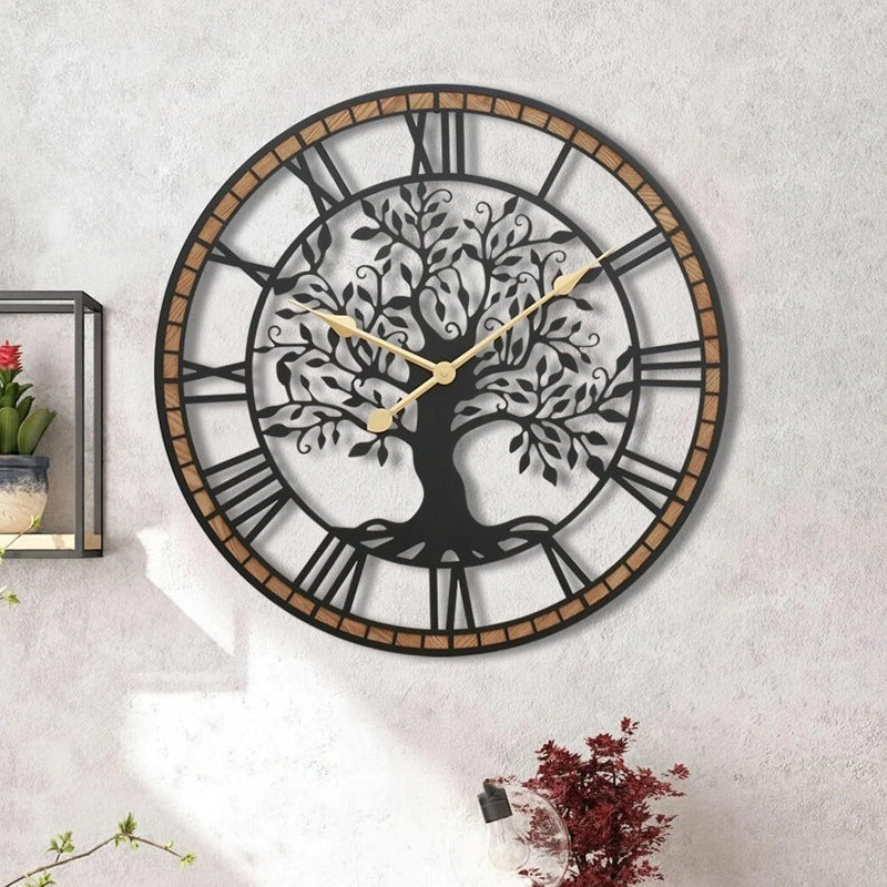 Decorative Wall Clock with Tree Motif | Kelmera
