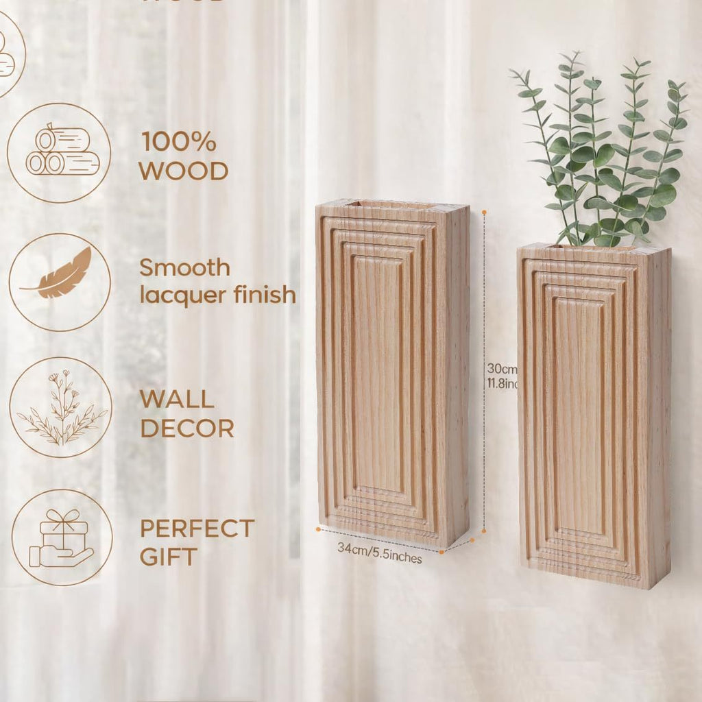 Decorative Wall Decoration Glass Wood | Kelmera