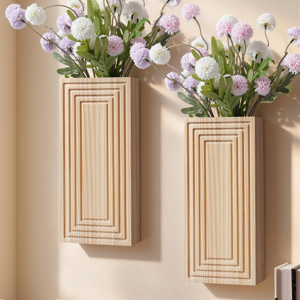 Decorative Wall Decoration Glass Wood | Kelmera