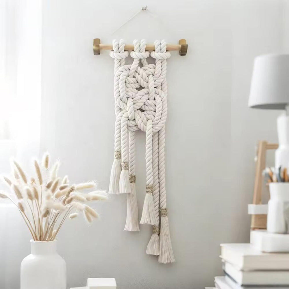 Decorative Wall Hanging Beige | Kelmera