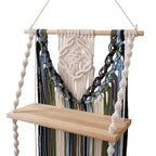 Decorative Wall Hanging Cotton Macrame Wood | Kelmera