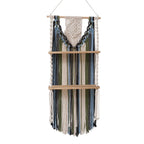 Decorative Wall Hanging Cotton Macrame Wood | Kelmera