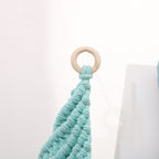 Decorative Wall Hanging Cotton Rope Wood Bead | Kelmera