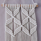 Decorative Wall Hanging Off White | Kelmera
