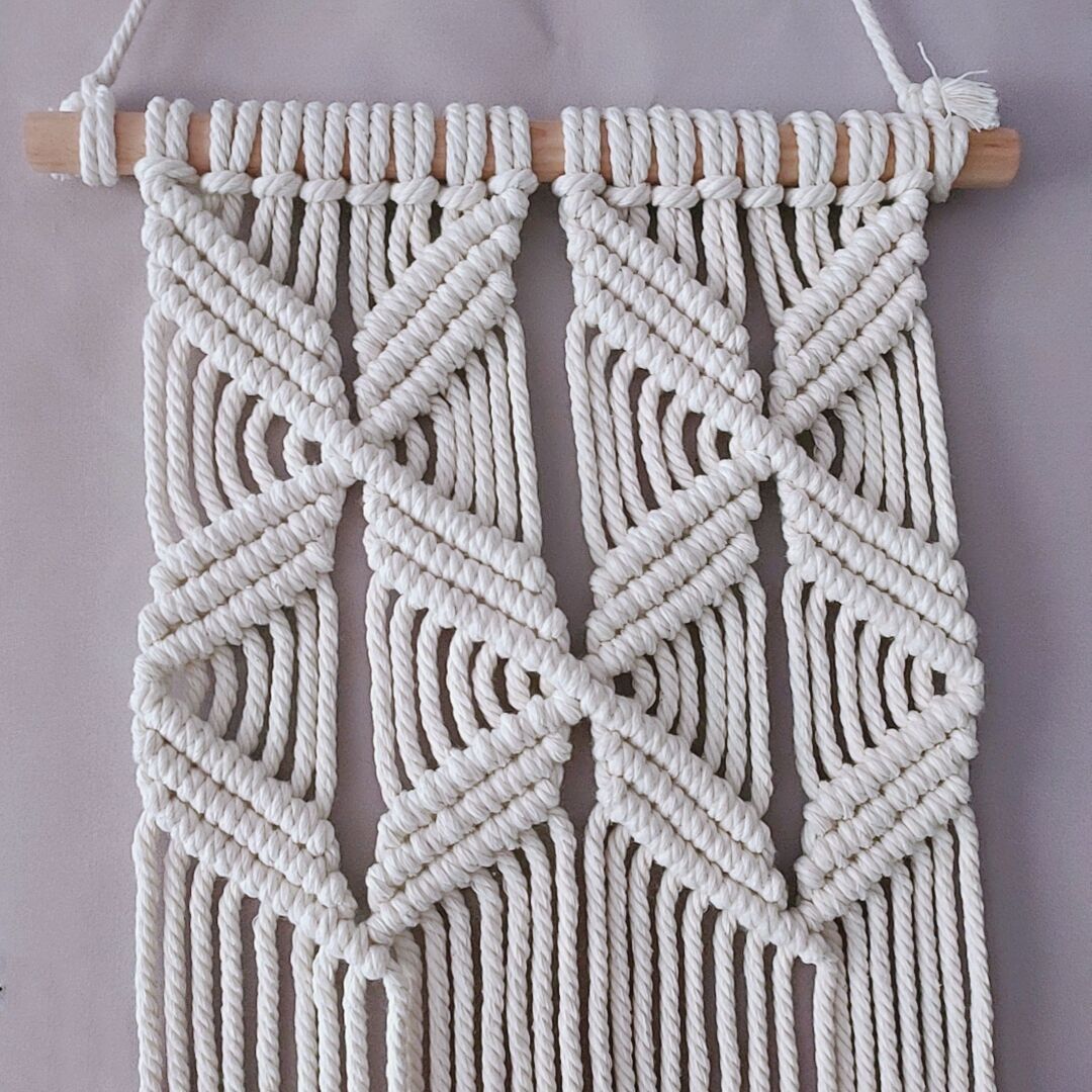 Decorative Wall Hanging Off White | Kelmera