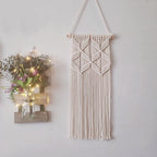 Decorative Wall Hanging Off White | Kelmera