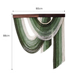 Decorative Wall Hanging Olive Green Gray | Kelmera