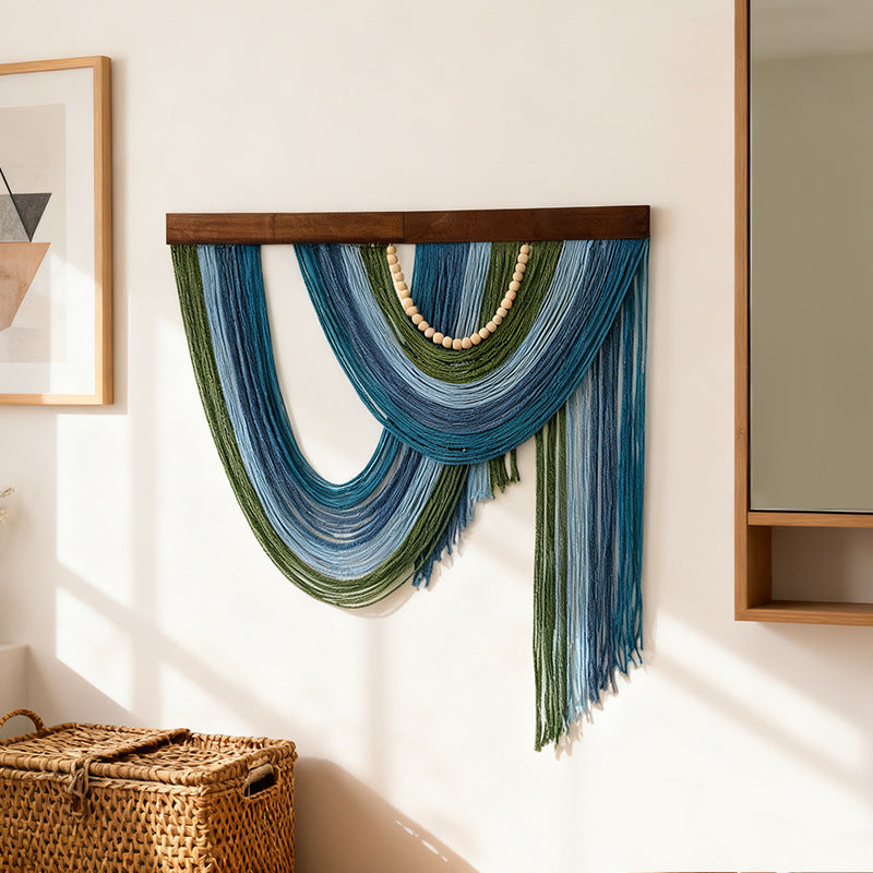 Decorative Wall Hanging Olive Green Gray | Kelmera