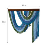 Decorative Wall Hanging Olive Green Gray | Kelmera