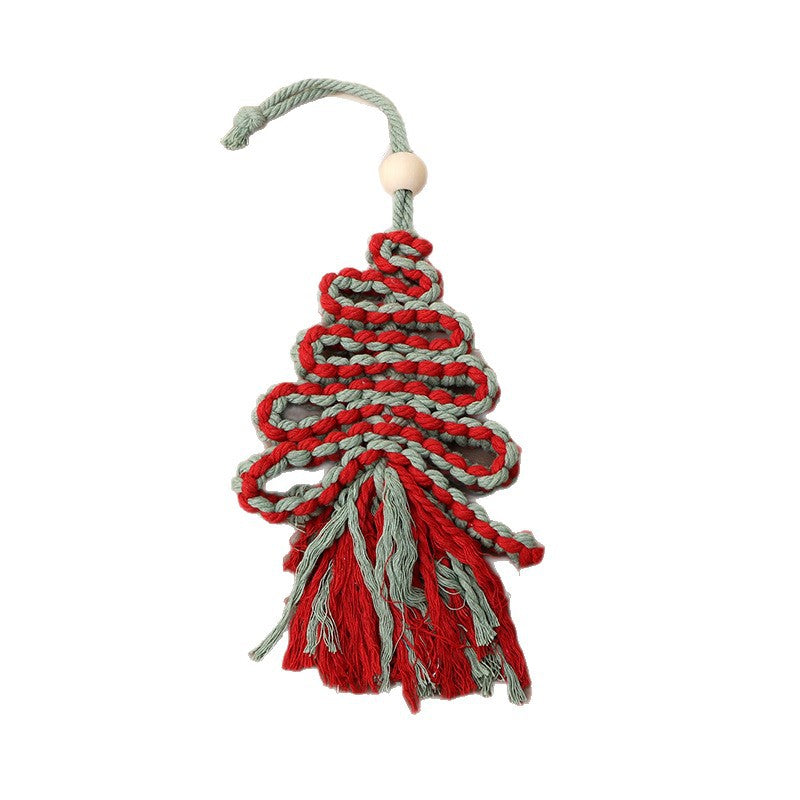 Decorative Wall Hanging Red Green Christmas Tree | Kelmera
