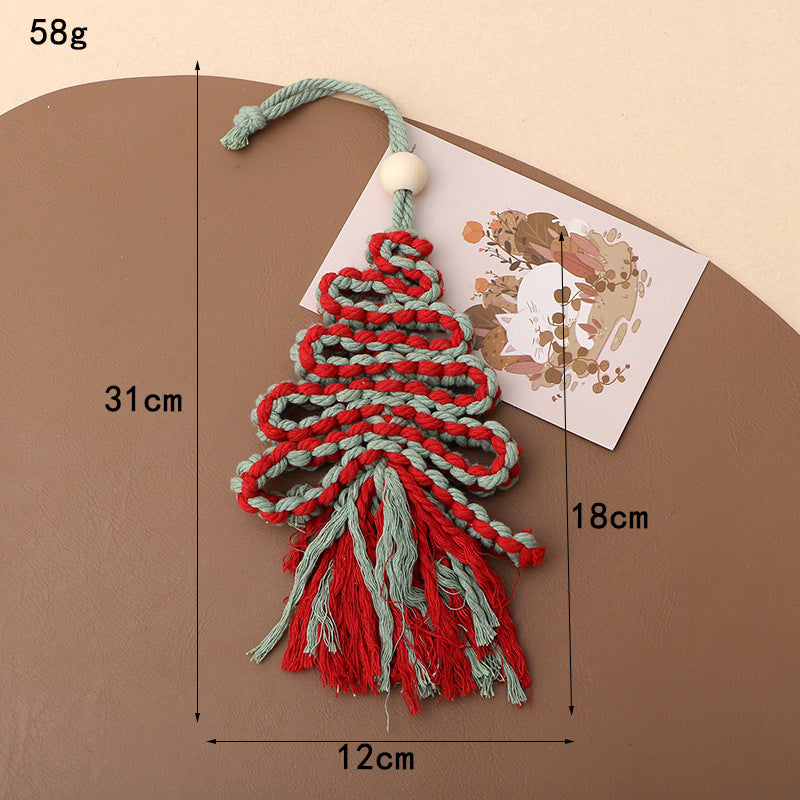 Decorative Wall Hanging Red Green Christmas Tree | Kelmera