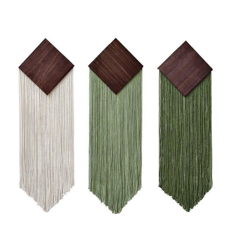 Decorative Wall Hanging Soft Textile Wood | Kelmera