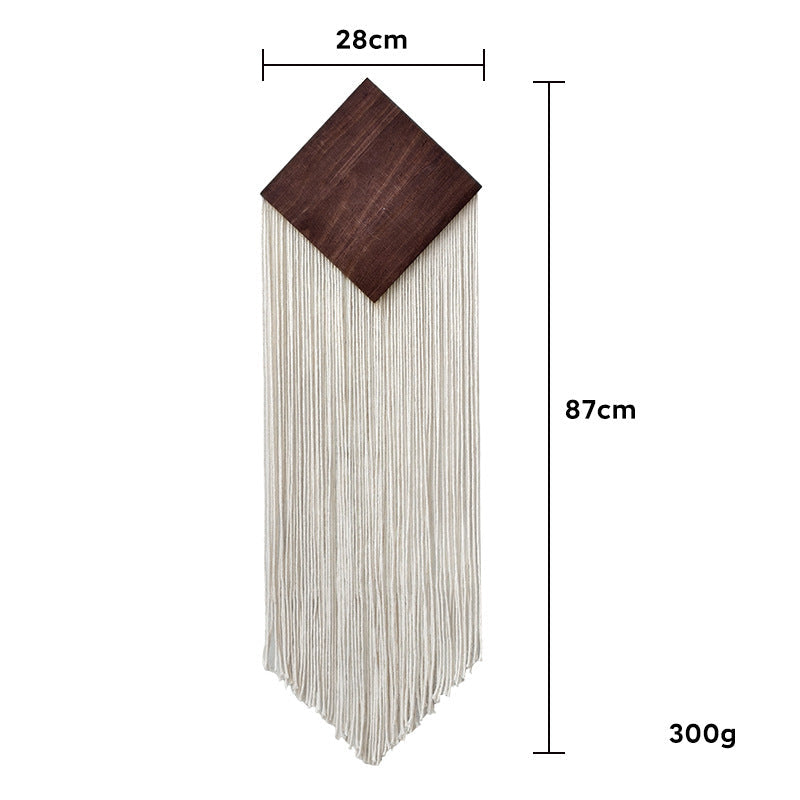 Decorative Wall Hanging Soft Textile Wood | Kelmera