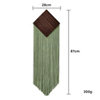 Decorative Wall Hanging Soft Textile Wood | Kelmera