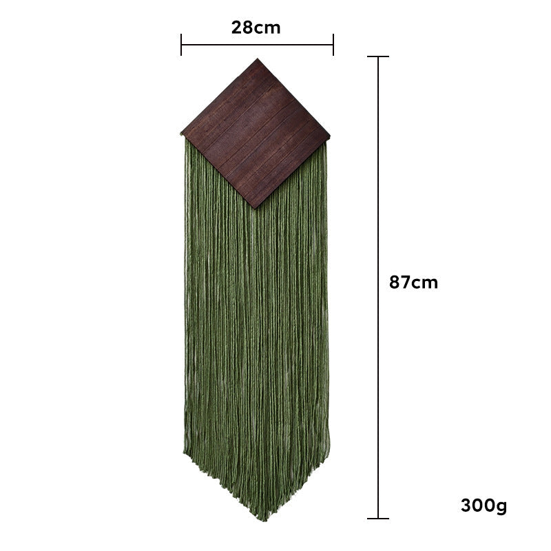 Decorative Wall Hanging Soft Textile Wood | Kelmera