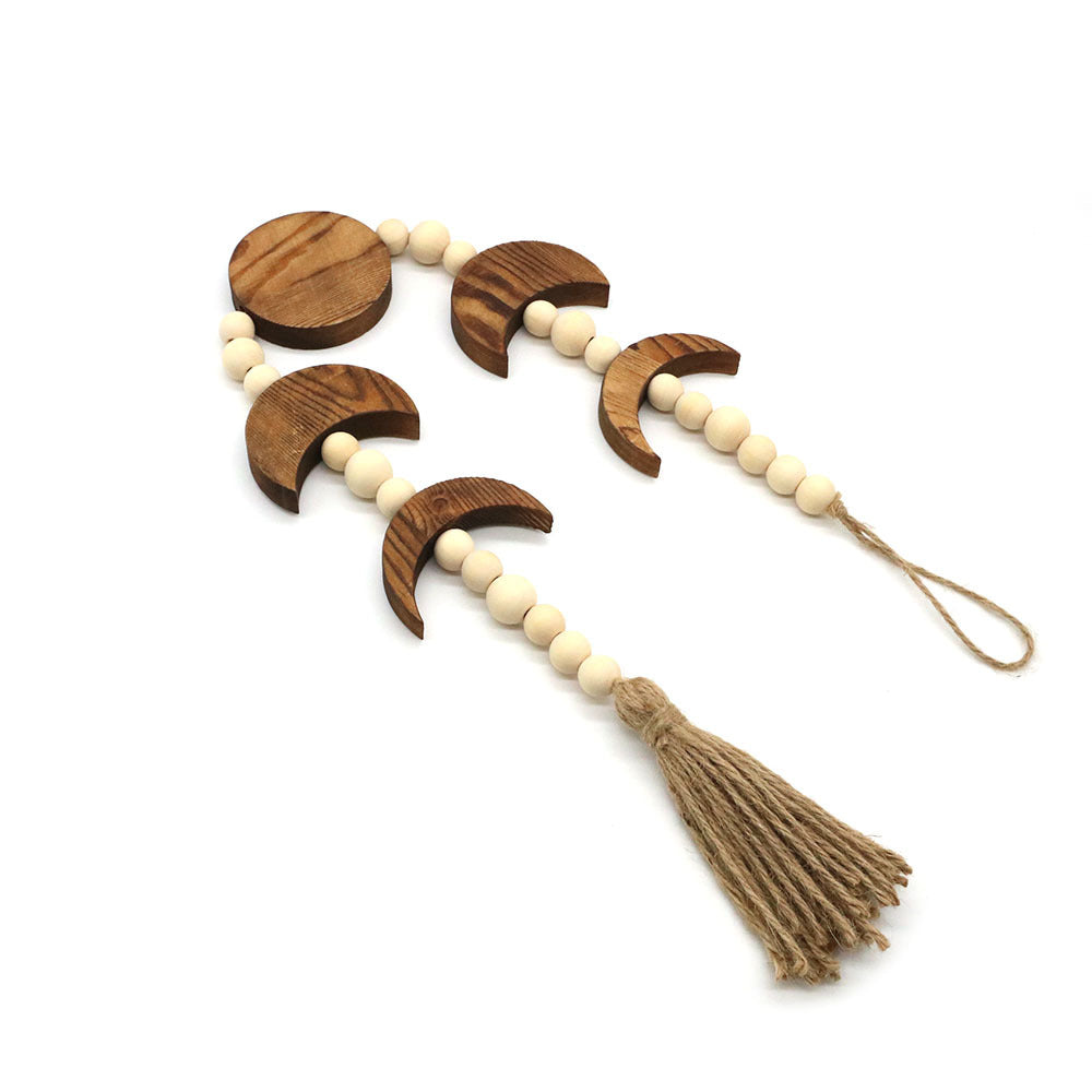 Decorative Wall Hanging with Geometric Wooden Shapes | Kelmera