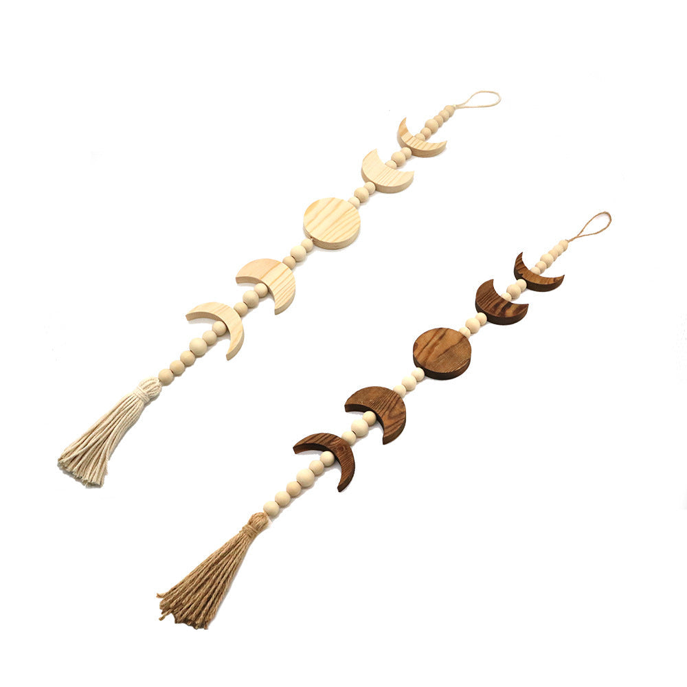 Decorative Wall Hanging with Geometric Wooden Shapes | Kelmera