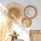 Decorative Wall Mirror Brown | Kelmera