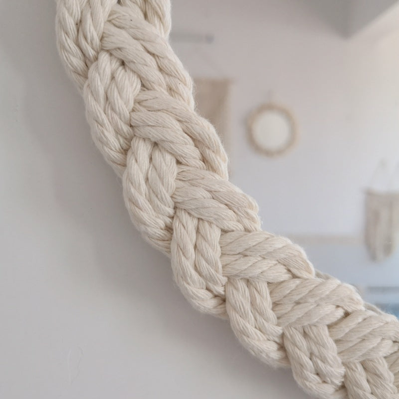 Decorative Wall Mirror Handwoven | Kelmera