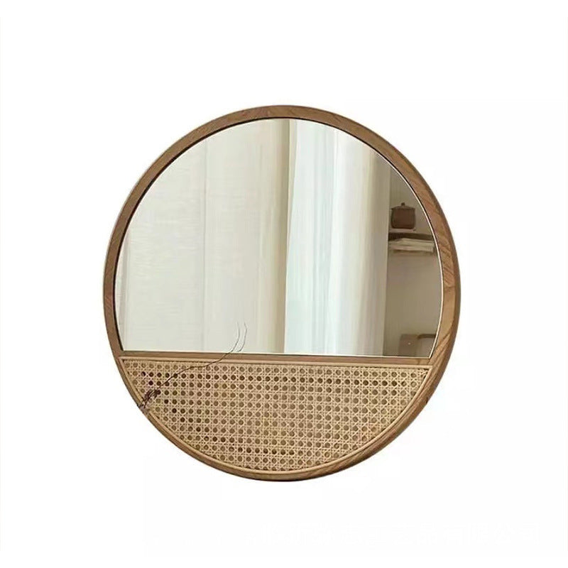 Decorative Wall Mirror made of Rattan | Kelmera