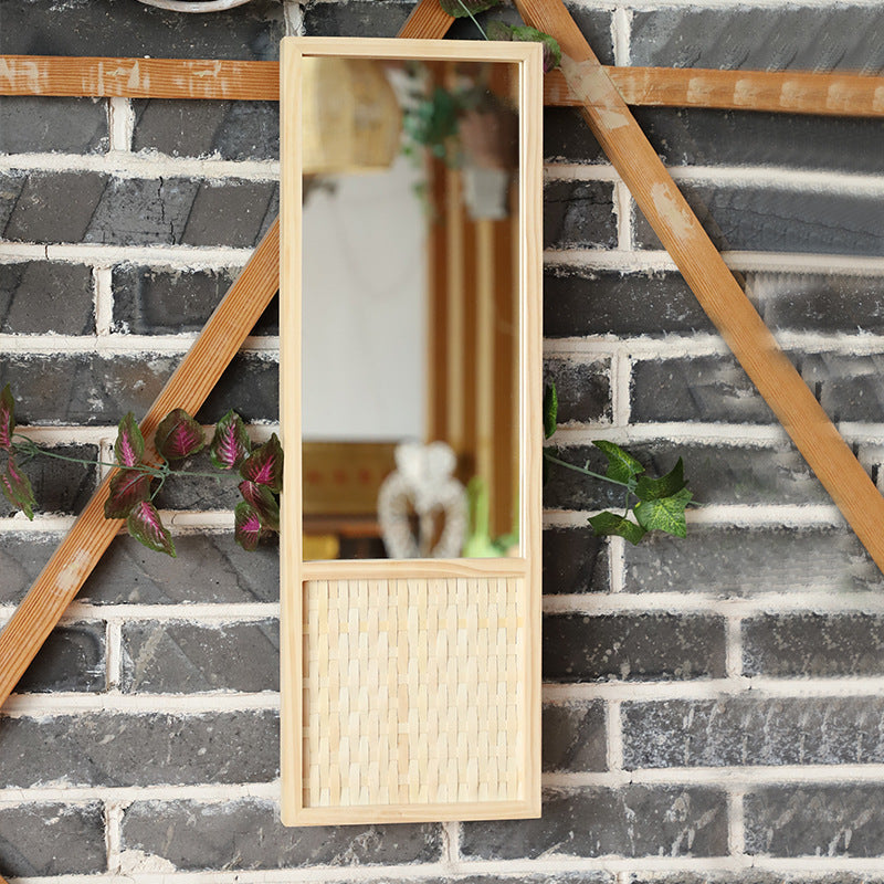Decorative Wall Mirror made of Rattan | Kelmera