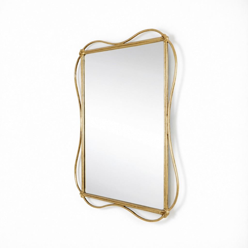Decorative Wall Mirror with Curved Frame | Kelmera