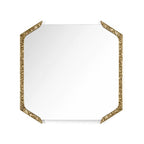 Decorative Wall Mirror with Filigree Metal Frame | Kelmera