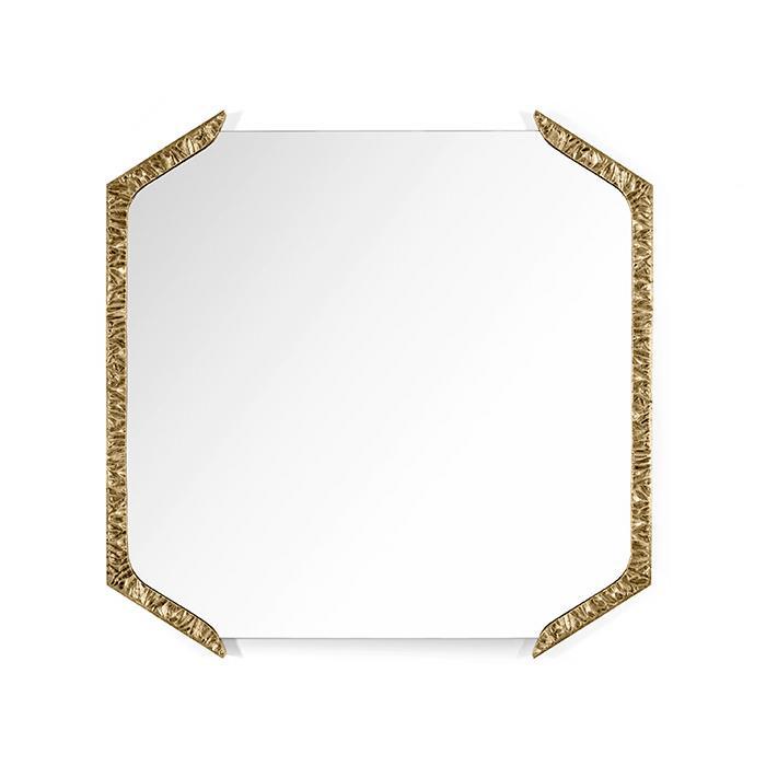 Decorative Wall Mirror with Filigree Metal Frame | Kelmera