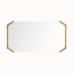 Decorative Wall Mirror with Filigree Metal Frame | Kelmera
