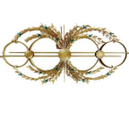 Decorative Wall Mirror with Floral Design | Kelmera