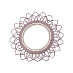Decorative Wall Mirror with Rattan Frame | Kelmera