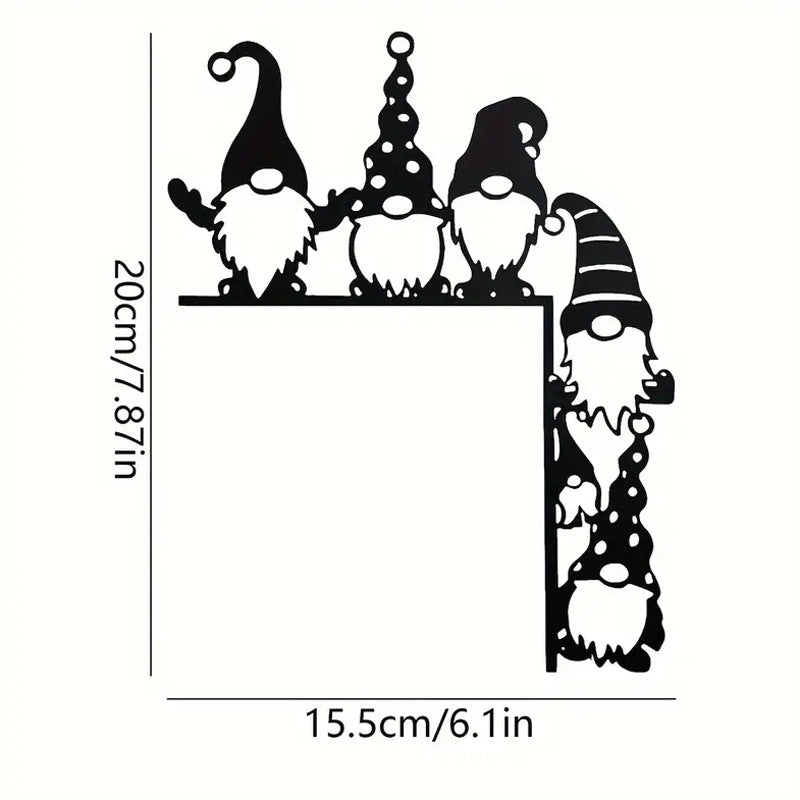 Decorative Wall Shelf with Christmas Gnomes | Kelmera