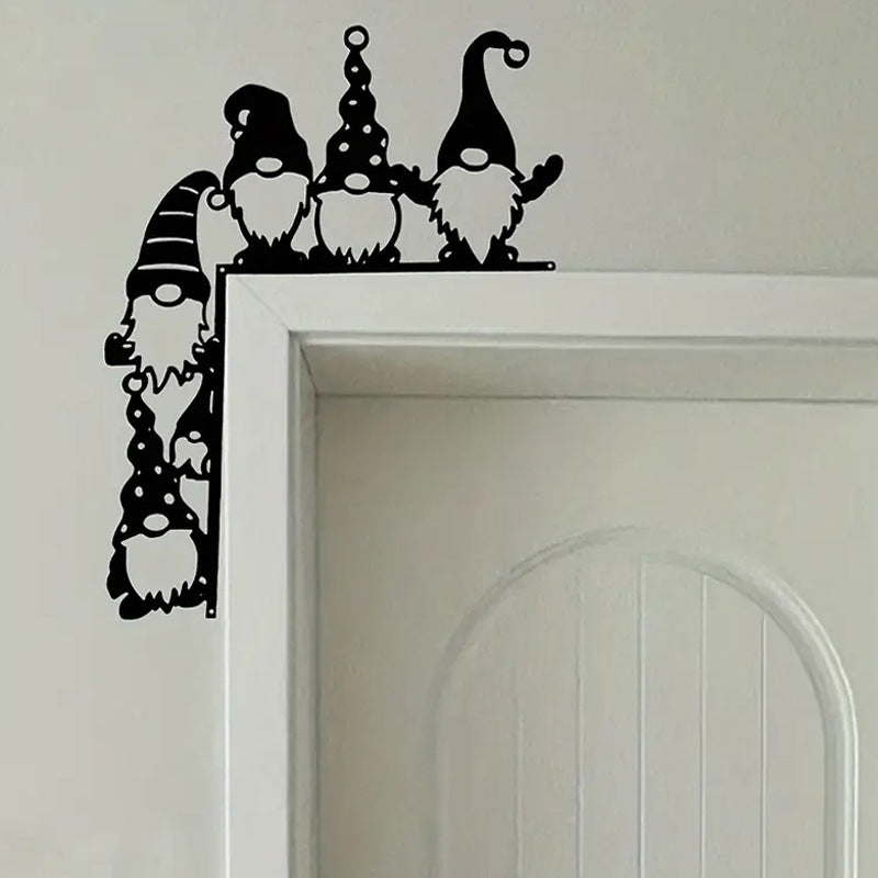 Decorative Wall Shelf with Christmas Gnomes | Kelmera